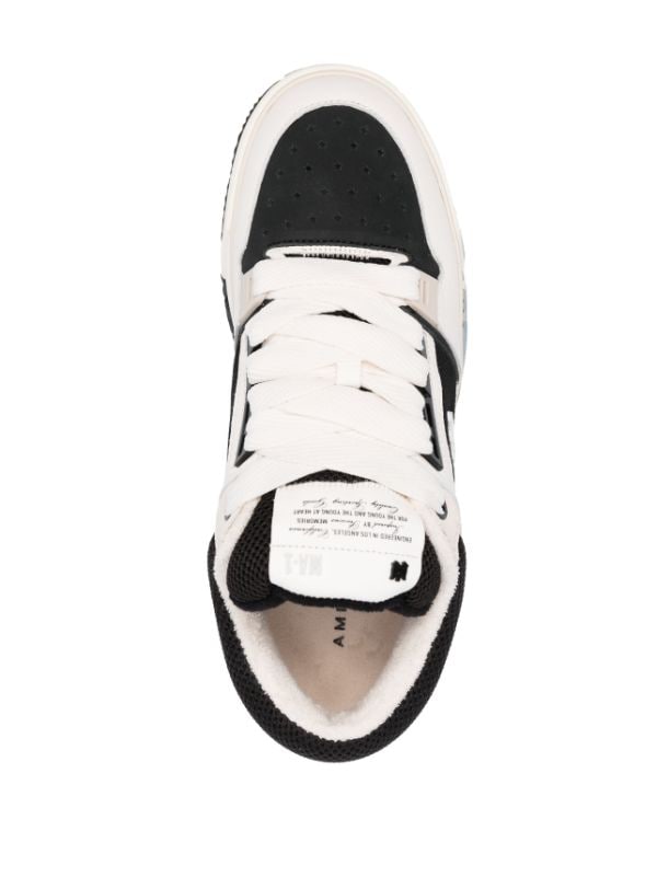 AMIRI White & Black MA-1 Sneakers