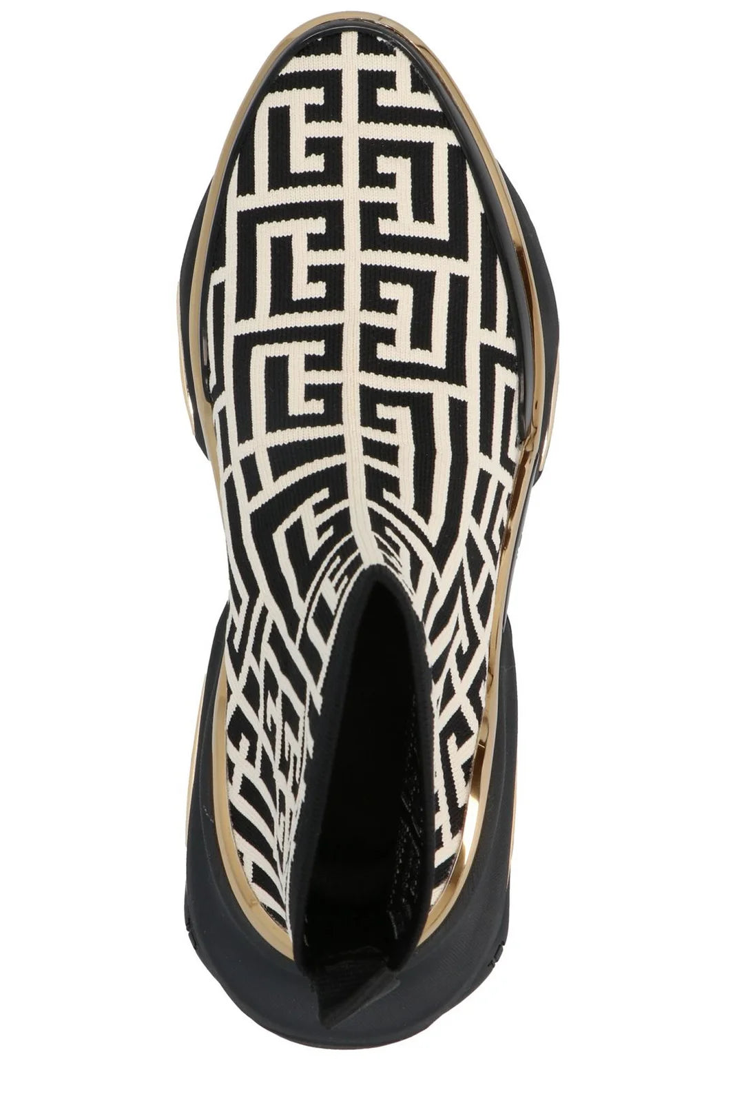 Balmain B-Bold Monogram Slip-On Sneakers