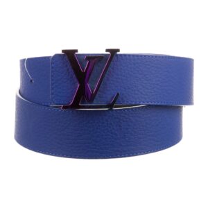 LOUIS VUITTON Pre-owned Leather Belt In Blue