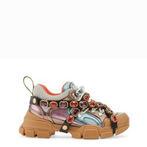 Gucci Flashtrek Sneaker With Removable Crystals Colorful