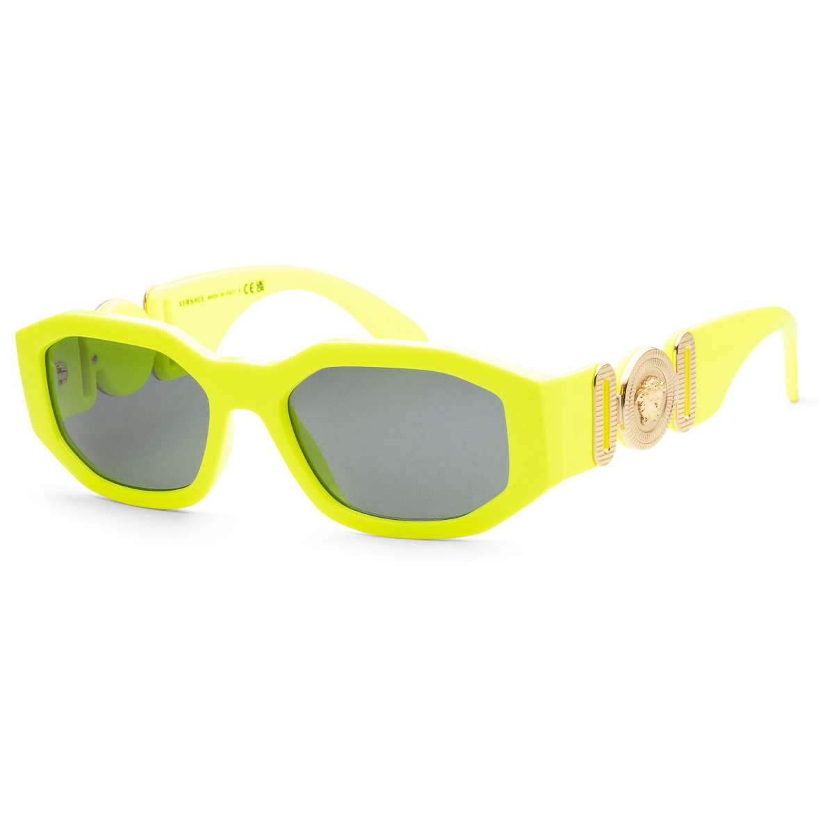 Men's Yellow Irregular Sunglasses