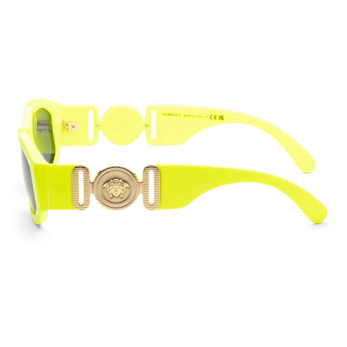 Men's Yellow Irregular Sunglasses