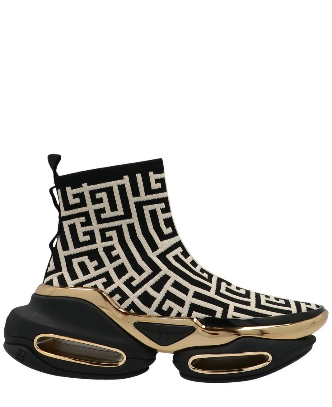 Balmain B-Bold Monogram Slip-On Sneakers