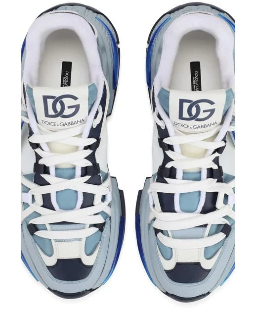 MIXED-MATERIAL AIRMASTER WHITE GREY BLUE