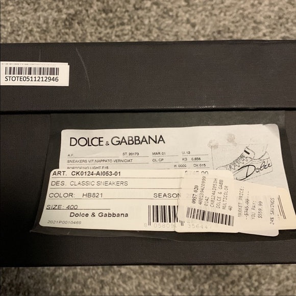 Dolce & Gabbana sneakers blue/white